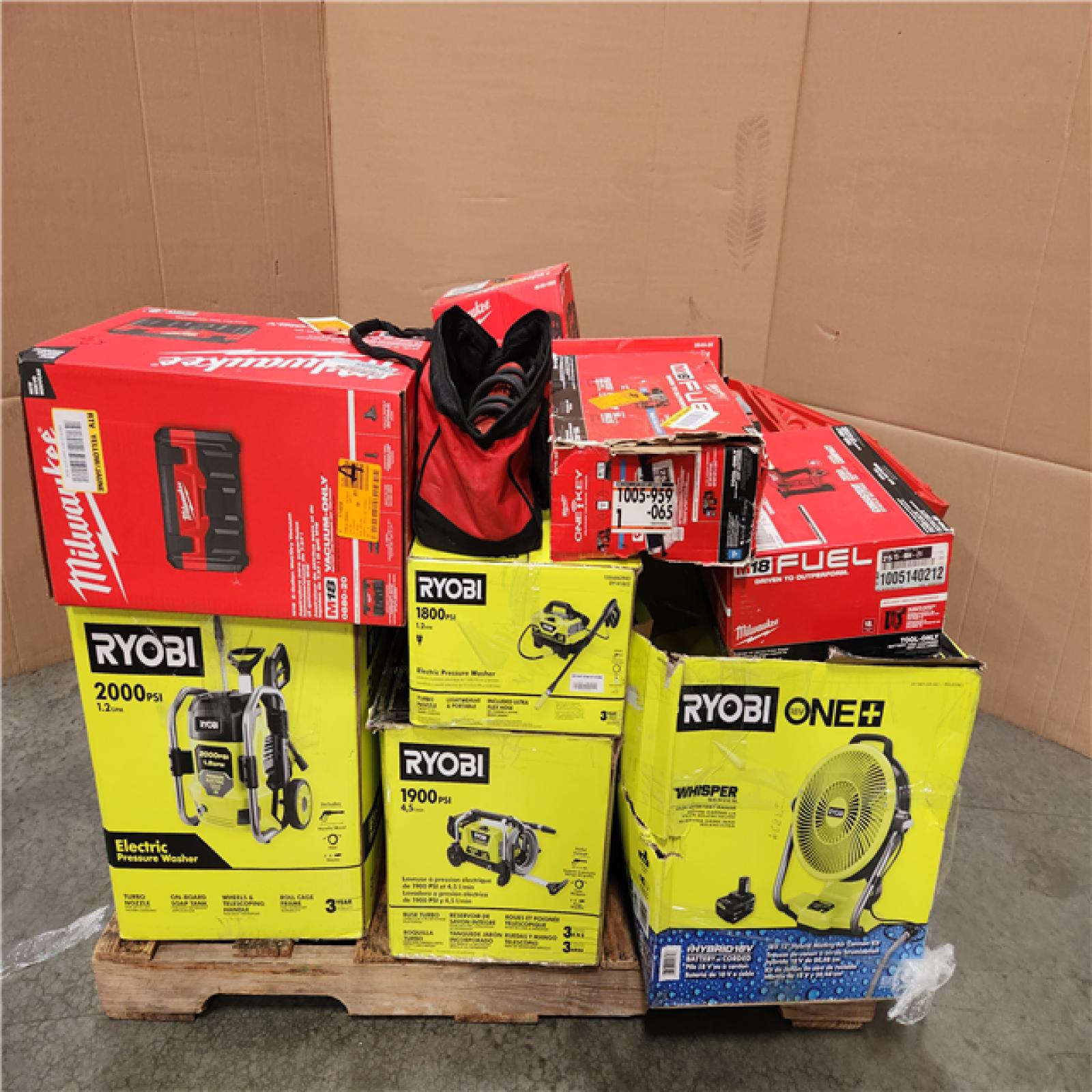 CALIFORNIA AS-IS TOOL PALLET