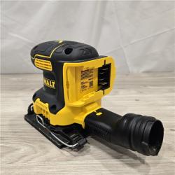 AS-IS DEWALT 20V MAX XR Cordless 1/4 Sheet Variable Speed Sander (Tool Only)