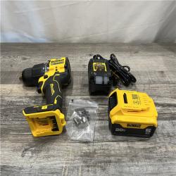 AS-IS DEWALT ATOMIC 20V Lithium-Ion Cordless 1/2 in. Hammer Drill Kit