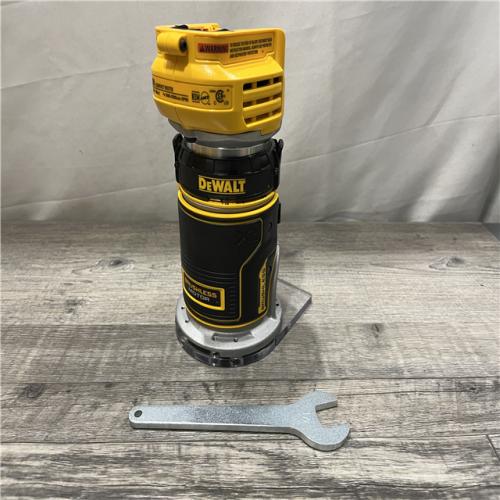AS-IS DEWALT 20V MAX XR Cordless Brushless Fixed Base Compact Router (Tool Only)