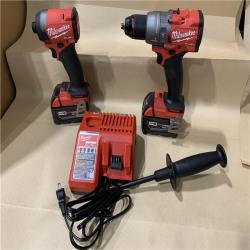 Good  - MILWAUKEE FUEL 18V Lithium-Ion Brushless Cordless Hammer Drill and Impact Driver Combo Kit (2-Tool) with 2 Batteries