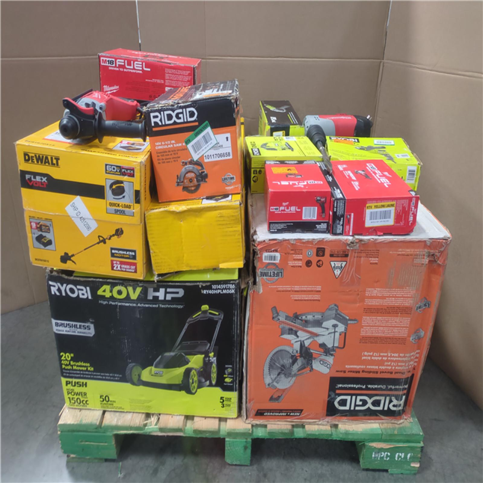 CALIFORNIA AS-IS TOOL PALLET