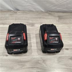 AS-IS Milwaukee 18-Volt Lithium-Ion High Output Starter Kit with Two 6.0 Ah Battery and Charger