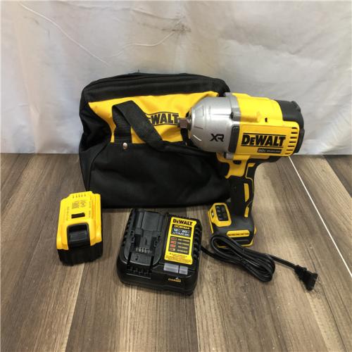 AS-IS DEWALT 20V MAX Lithium-Ion Cordless 1/2 in. Impact Wrench Kit