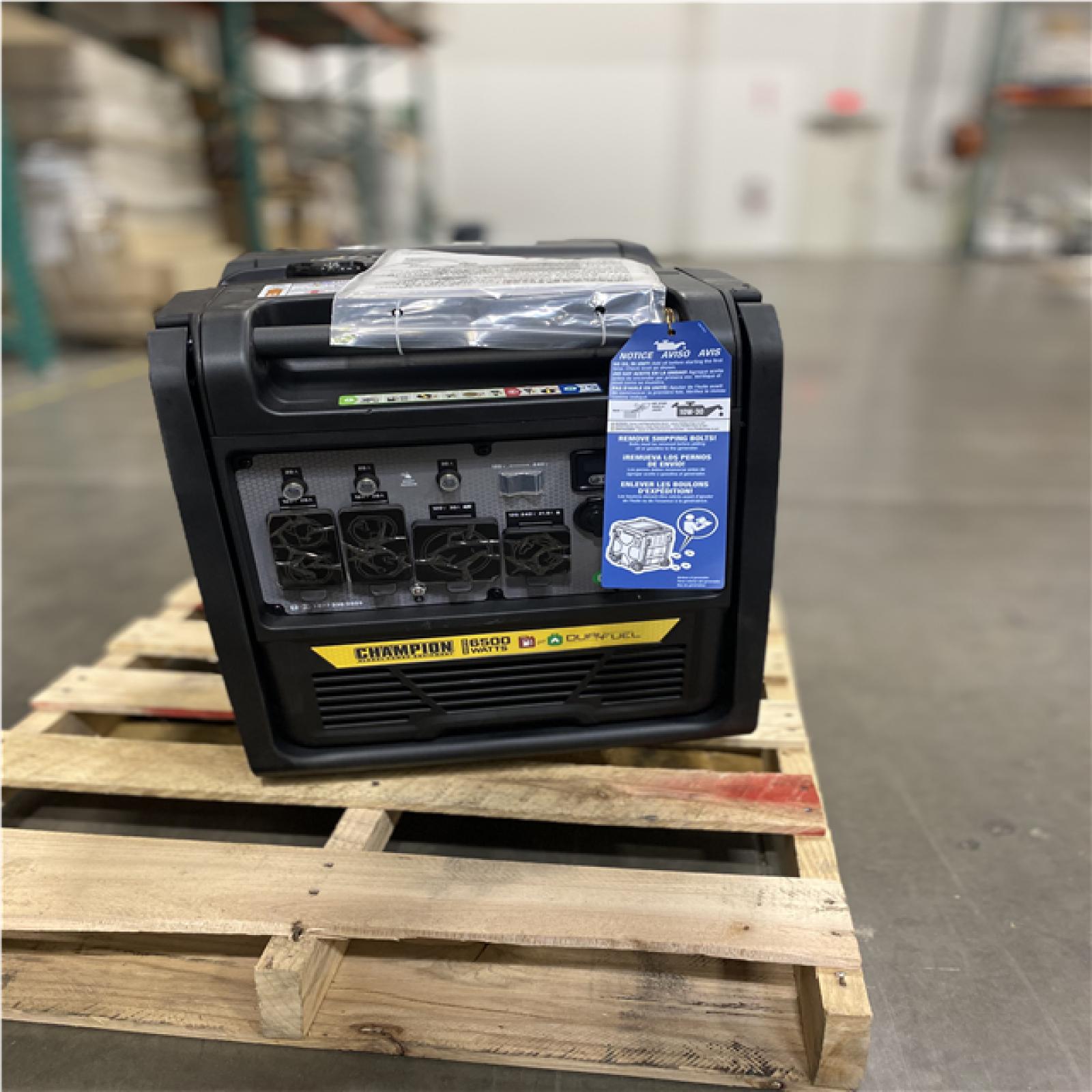 Dallas Location - As-Is Champion 201532 6500W Dual Fuel Inverter Generator