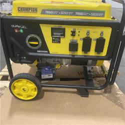 Dallas Location - As-Is Champion 201463 7850W Dual Fuel Generator
