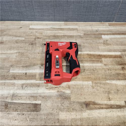 HOUSTON LOCATION - AS - IS Milwaukee M12 12-Volt Lithium-Ion Cordless 3/8 in. Crown Stapler (Tool-Only)