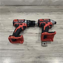 AS-IS Milwaukee 18V Cordless 2-Tool Drill/Driver and Impact Driver Kit