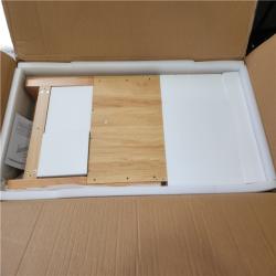 Phoenix NEW Yingze 48 in. Freestanding Single Sink Natural Bath Vanity with White Sintered Stone Top and Marble Pattern Vessel Basin