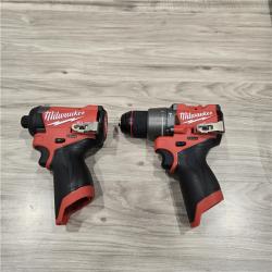 GOOD- Milwaukee 3497-22 12V Brushless Hammer Drill and Impact Driver Combo Kit