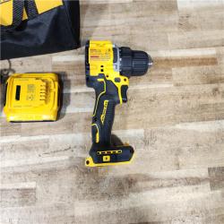 HOUSTON LOCATION - AS - IS DEWALT Atomic 20V Lithium-Ion Cordless Compact 1/2 in. Drill/Driver Kit