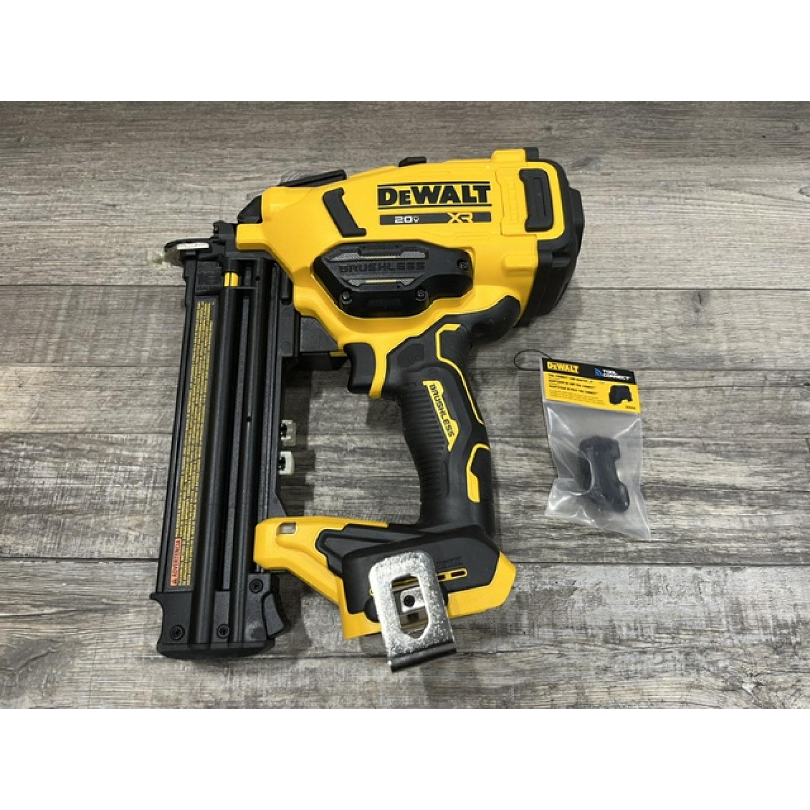 AS-IS DEWALT 20V MAX XR 18 Gauge Cordless Brad Nailer (Tool Only)
