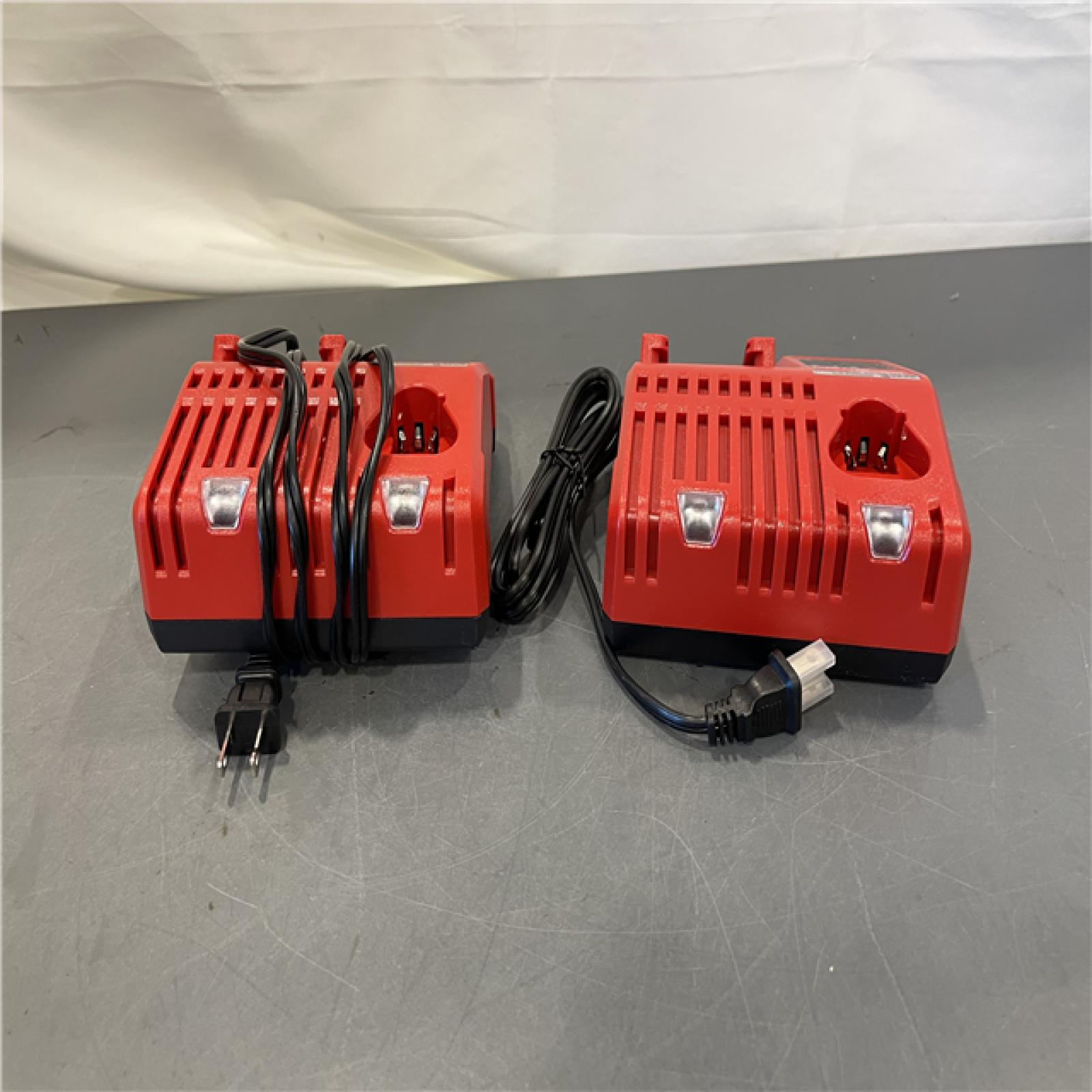 AS-IS - Milwaukee M12 or M18 18V and 12V Multi Voltage Lithium Ion Battery Charger w/ Onboard Fuel Gauge