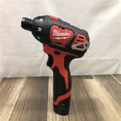 AS-IS  Milwaukee 12V Lithium-Ion Cordless 1/4 in. Hex Screwdriver Kit