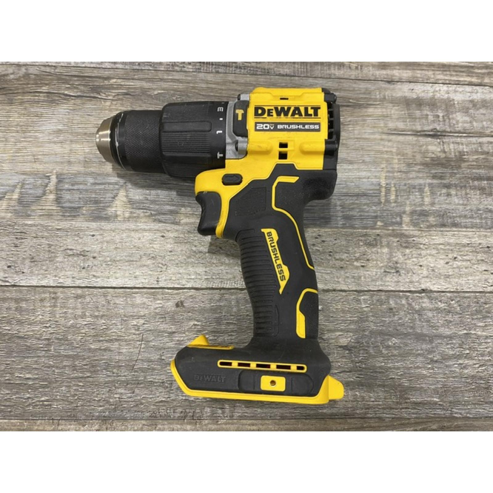 AS-IS DEWALT ATOMIC 20V Lithium-Ion Cordless 1/2 in. Hammer Drill Kit