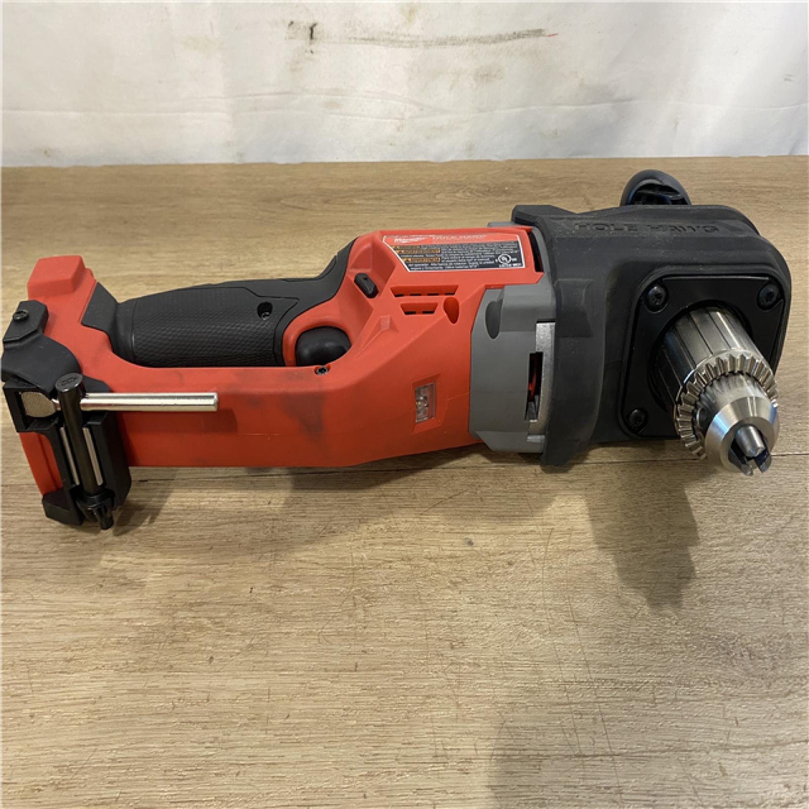 AS-IS Milwaukee FUEL GEN II 18V Lithium-Ion Brushless Cordless 1/2 in. Hole Hawg Right Angle Drill (Tool-Only)