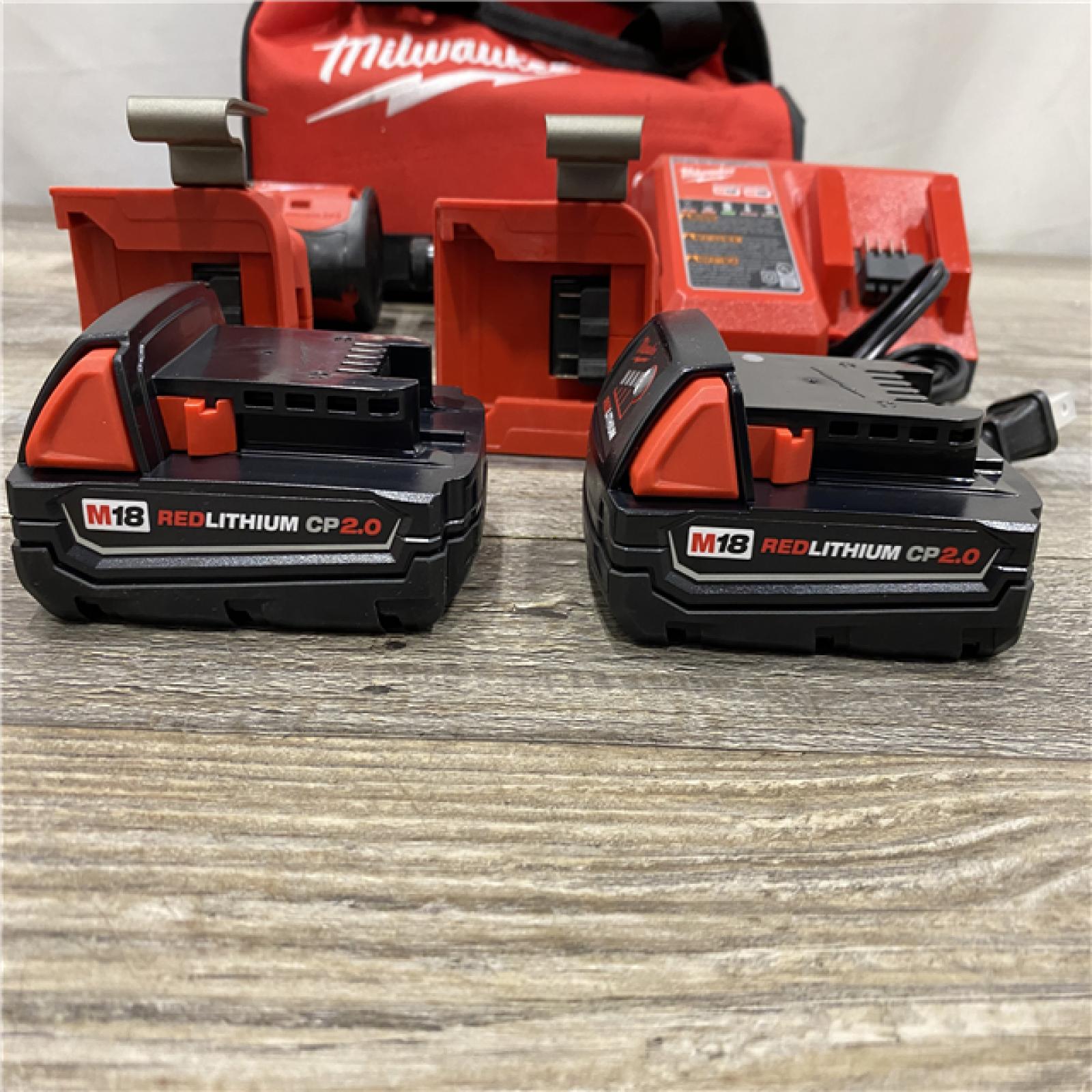 AS-IS Milwaukee 18V Lithium-Ion Brushless Cordless Compact Drill/Impact Combo Kit