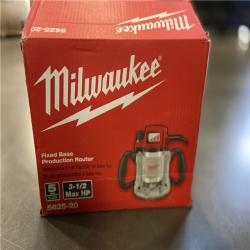 AS-IS Milwaukee 3-1/2 Max HP Fixed-Base Production Router