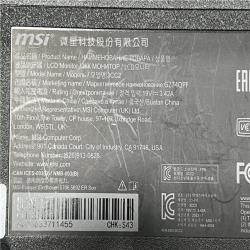 AS-IS MSI 3CC2 27-Inch WQHD IPS Gaming Monitor