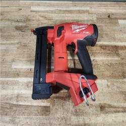 HOUSTON LOCATION - AS - IS Milwaukee FUEL 18-Volt Lithium-Ion Brushless Cordless 18-Gauge 1/4 in. Narrow Crown Stapler (Tool-Only)