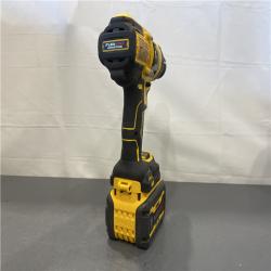 AS-IS -  DEWALT 20V MAX Brushless Cordless 1/2 in. Hammer Drill/Driver with FLEXVOLT 20V/60V MAX 6.0Ah Battery