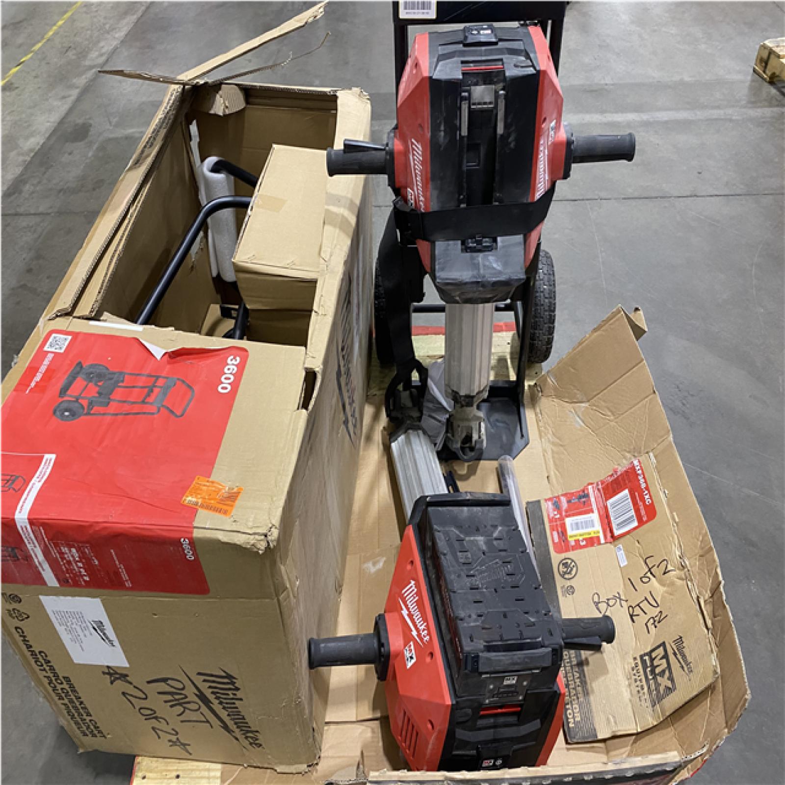 Dallas Location - As-Is Milwaukee MX FUEL Lithium-Ion Cordless 1-1/8 in. Breaker with Battery and Charger(Lot Of 2)