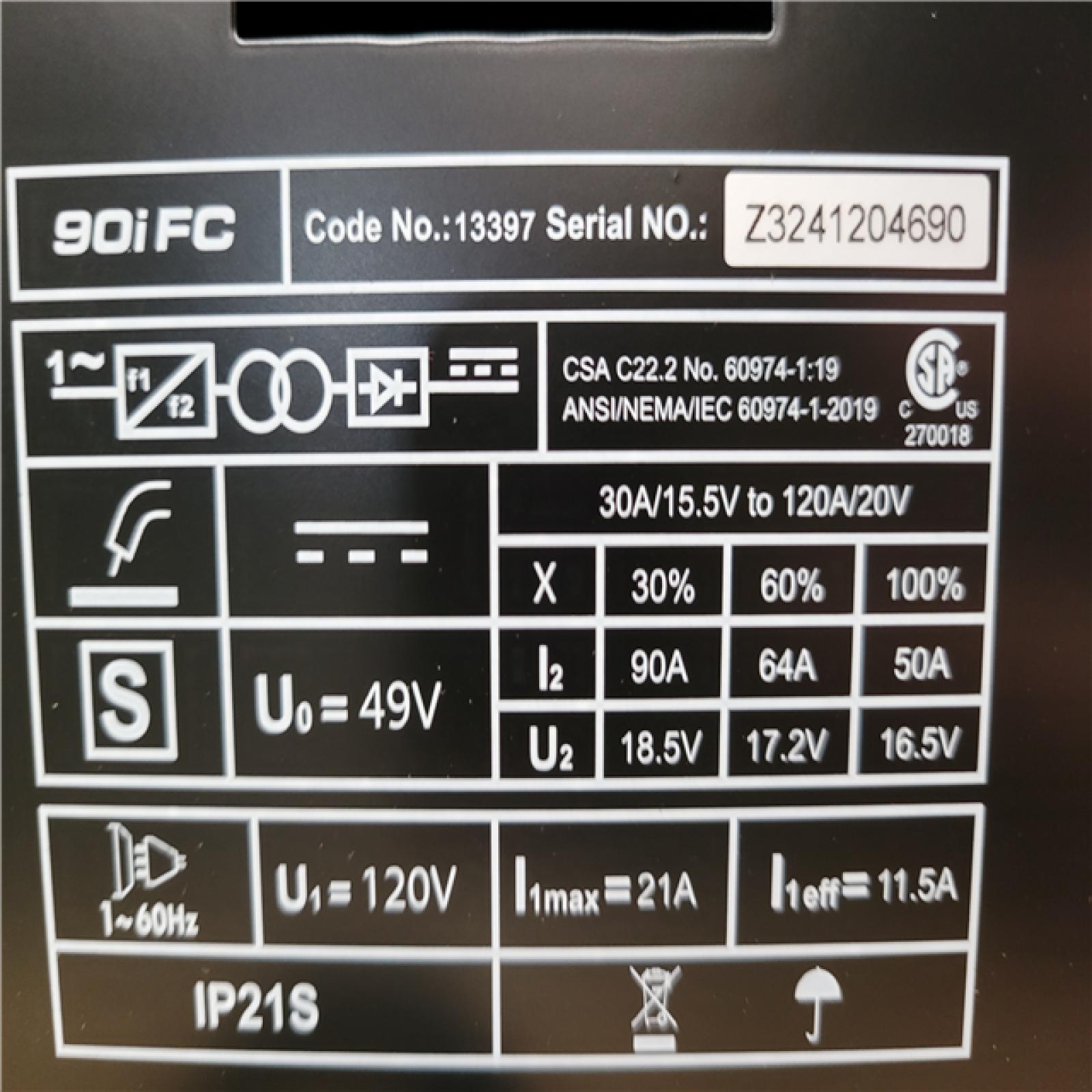 California NEW Lincoln Electric 90i FC Weld-Pak