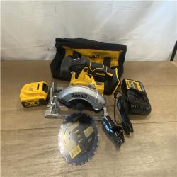 AS-IS Dewalt-DCS565P1 20V MAX* 6-1/2 in. Brushless Cordless Circular Saw Kit