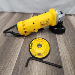 LIKE NEW! - DEWALT 11 Amp Corded 4.5 in. Small Angle Grinder