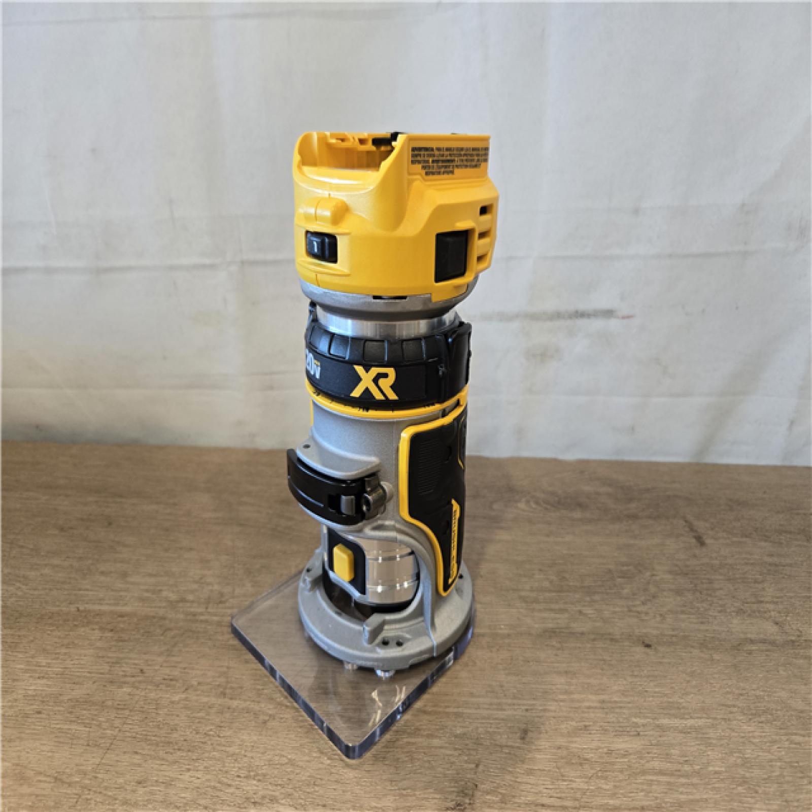 AS-IS DEWALT 20V MAX XR Cordless Fixed Base Compact Router (Tool Only)