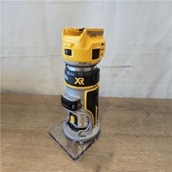 AS-IS DEWALT 20V MAX XR Cordless Fixed Base Compact Router (Tool Only)