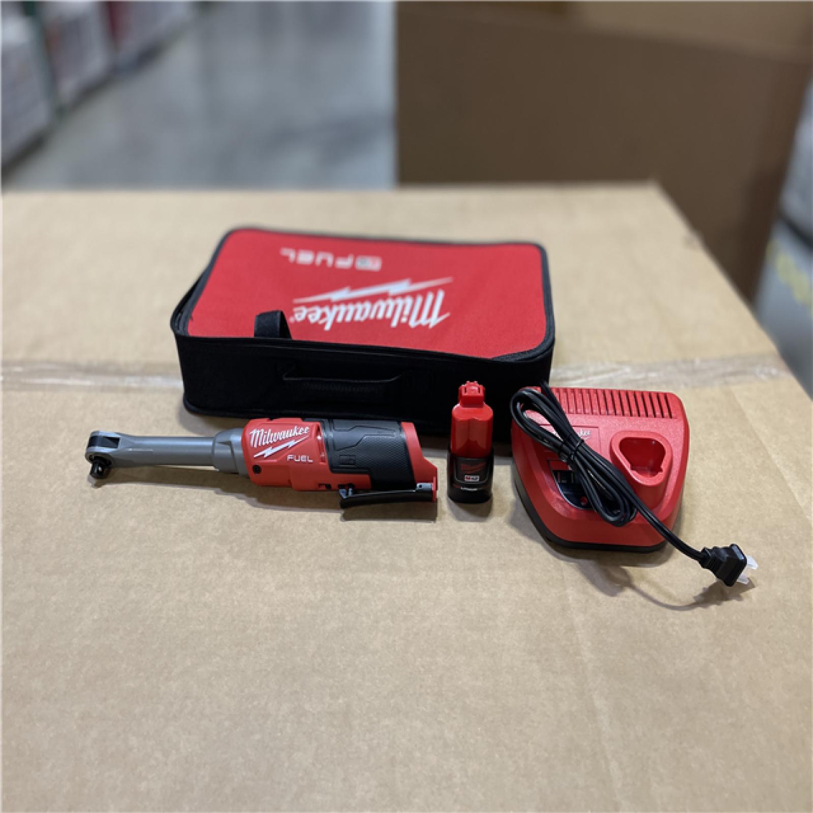 AS-IS M12 FUEL 12VCordless 3/8 in. Extended Reach High Speed Ratchet Kit