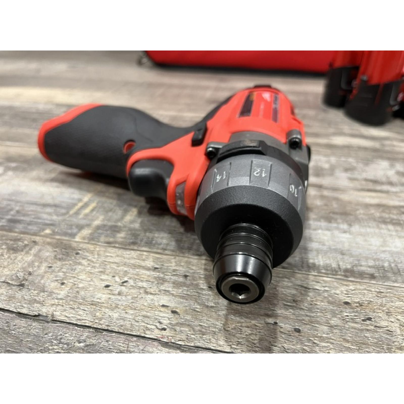AS-IS Milwaukee FUEL 12-Volt Lithium-Ion Brushless Cordless 1/4 in. Hex 2-Speed Screwdriver Kit
