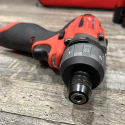 AS-IS Milwaukee FUEL 12-Volt Lithium-Ion Brushless Cordless 1/4 in. Hex 2-Speed Screwdriver Kit