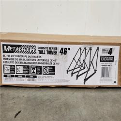 Phoenix Location NEW MetalTech 46 in. Outrigger Set with 5 in. Caster Wheels for Indoor Scaffold, 1000 lbs. Load Capacity (Set of 4)