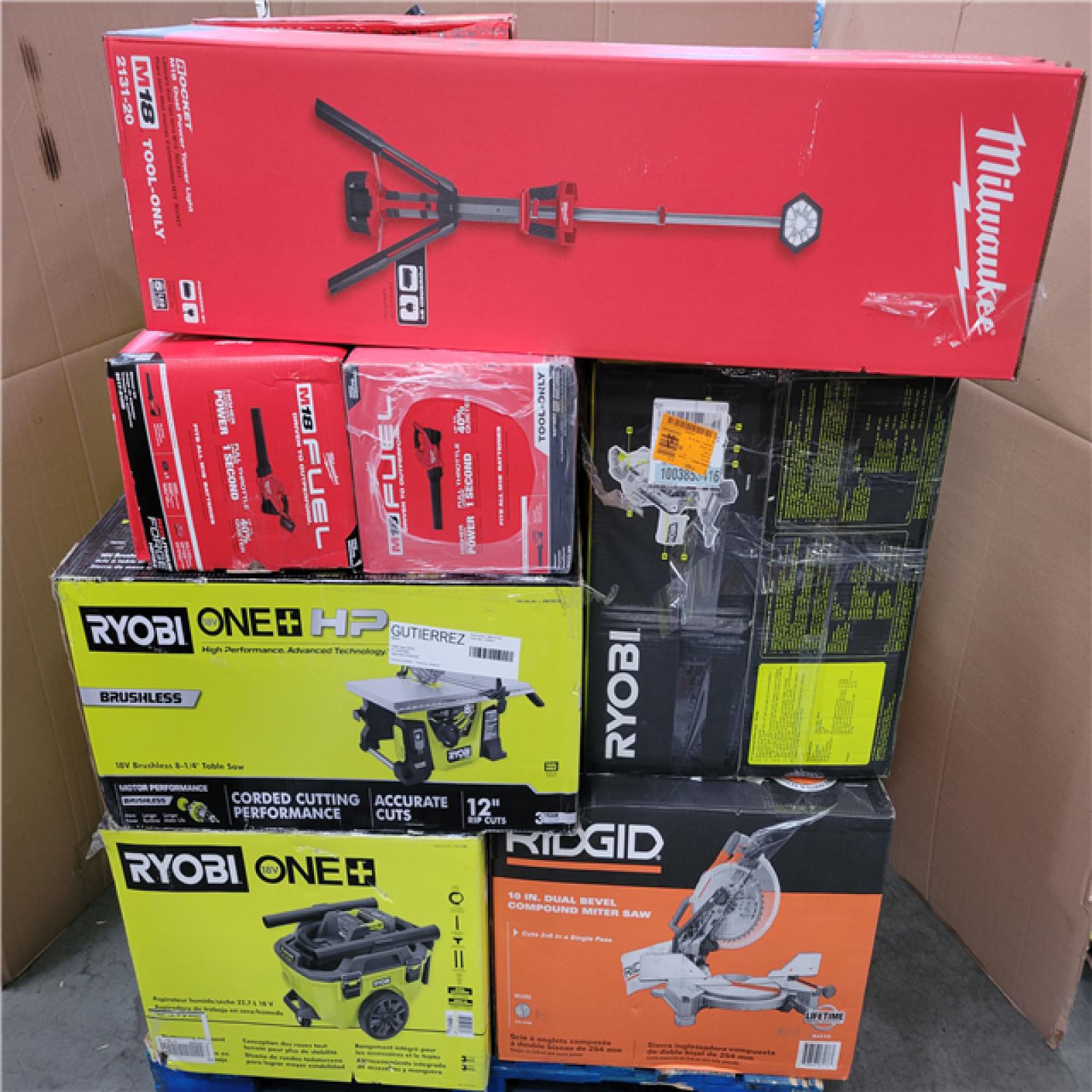 CALIFORNIA AS-IS TOOL PALLET