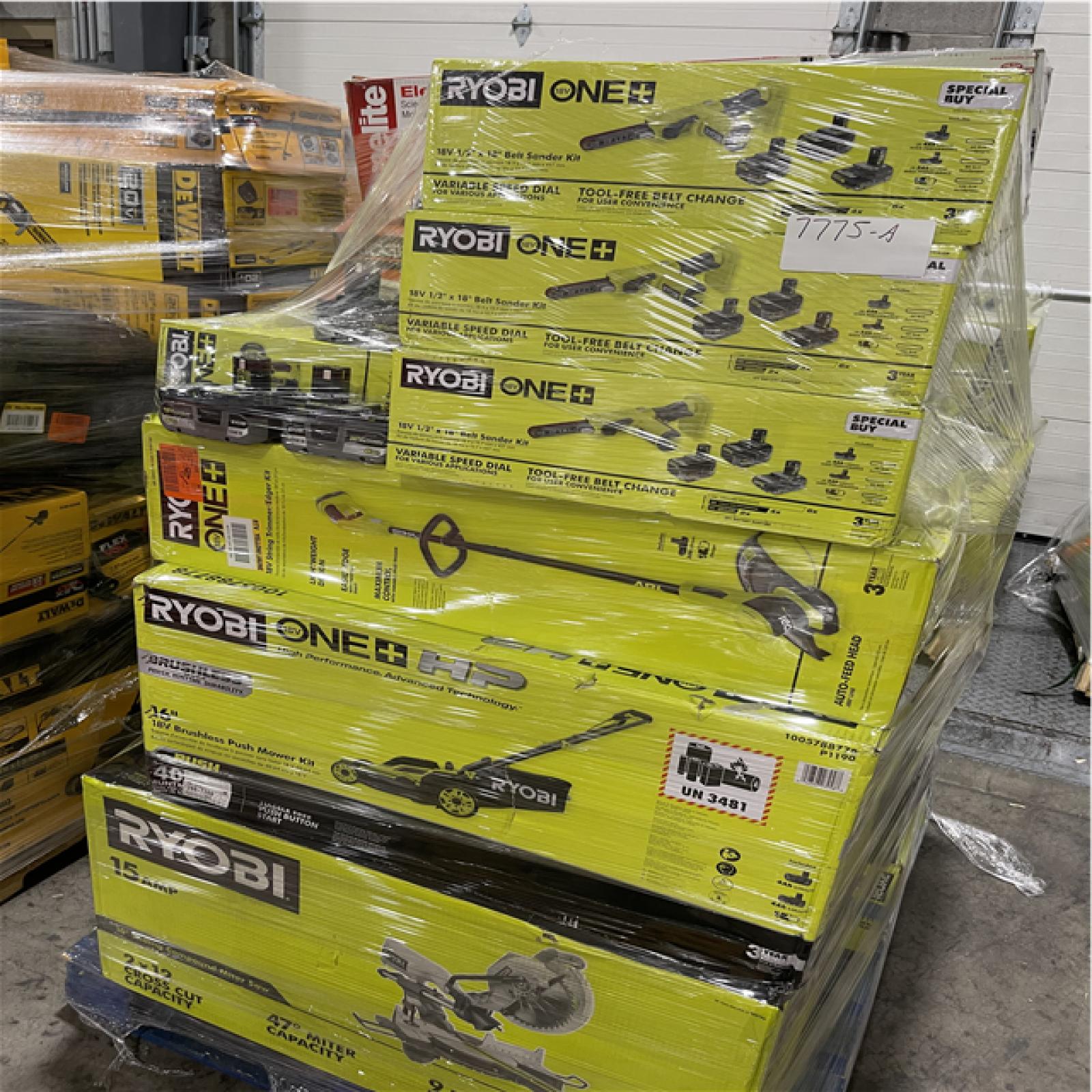 Pittston Location As-Is Power Tools Partial Truckload (12 Pallets) 7775-A