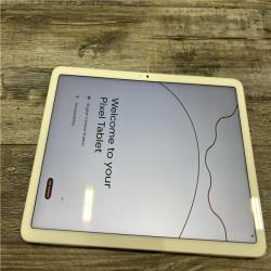 AS-IS Google Pixel Tablet 11 with Charging Speaker Dock - Porcelain