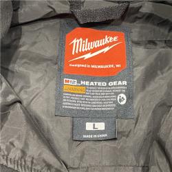 AS-IS Milwaukee Men's Large 12-Volt Lithium-Ion Cordless Axis Black Heated Vest Kit