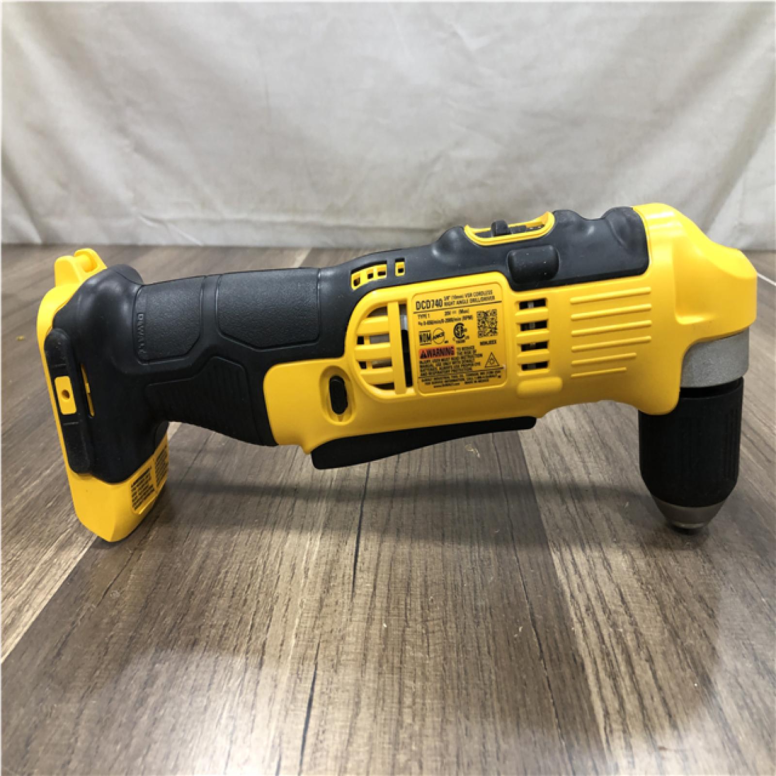 AS-IS DEWALT 20V MAX Cordless 3/8 in. Right Angle Drill/Driver (Tool Only)