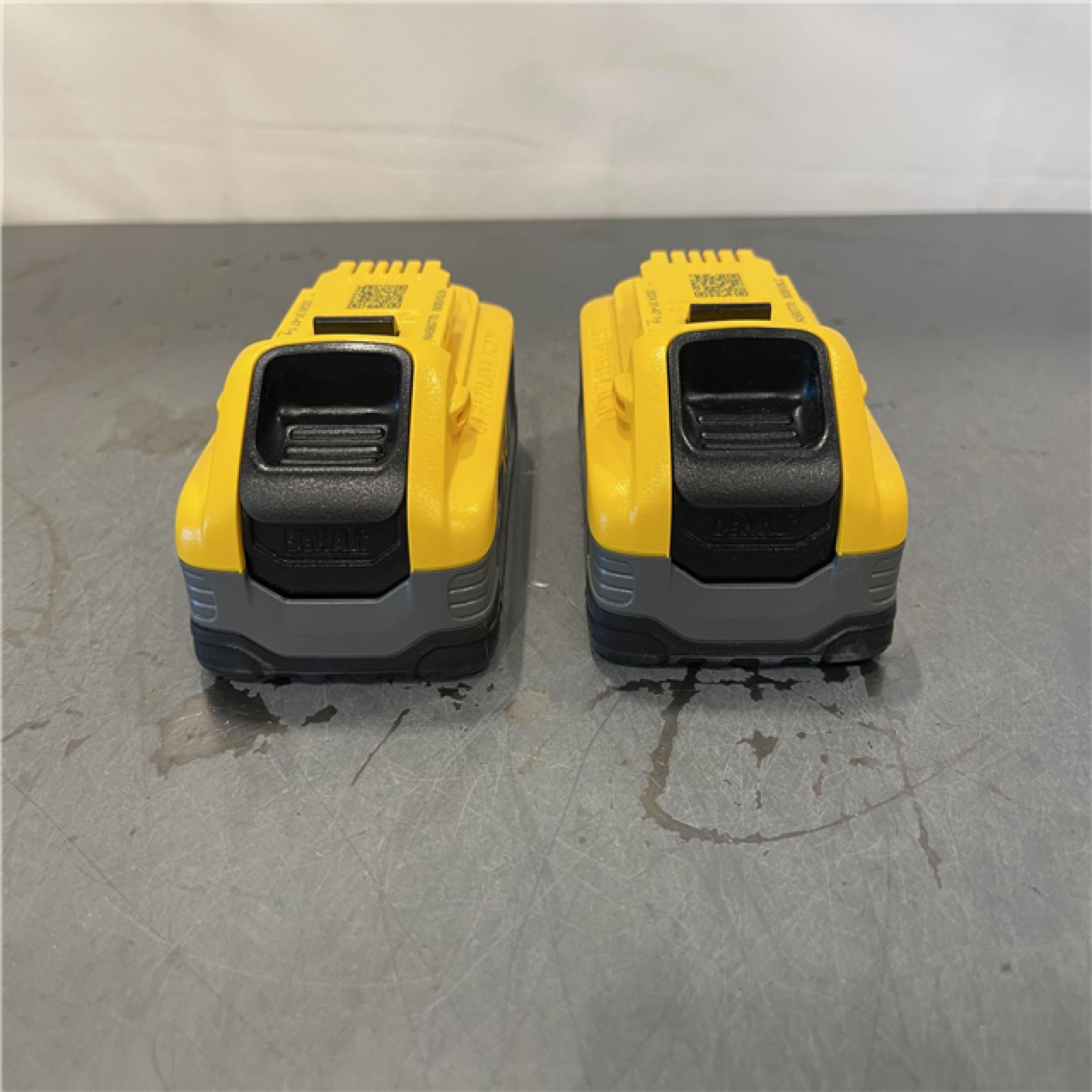 AS-IS - DEWALT POWERSTACK 20V Lithium-Ion 5.0Ah Battery Pack (2 Pack)
