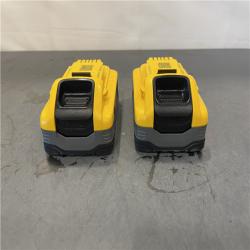 AS-IS - DEWALT POWERSTACK 20V Lithium-Ion 5.0Ah Battery Pack (2 Pack)