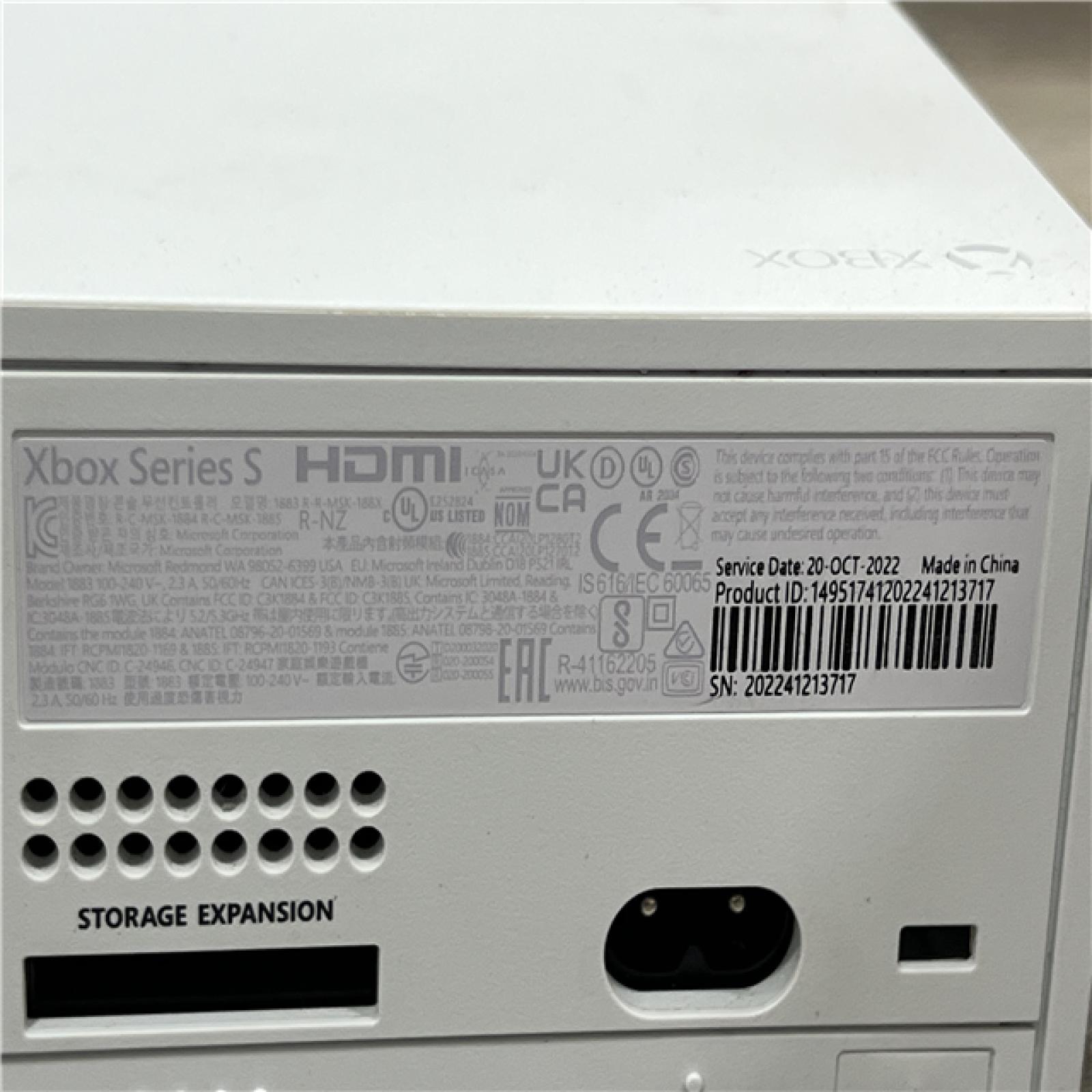 AS-IS Xbox Series S Console - White 1TB