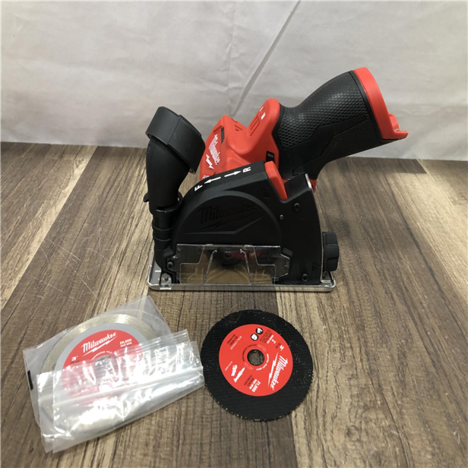 AS-IS Milwaukee FUEL 12V Lithium-Ion Brushless Cordless 3 in. Cut Off Saw (Tool-Only)