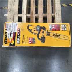 CALIFORNIA AS IS DEWALT 18” 60V MAX CHAINSAW DCCS672X1