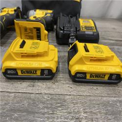 AS-IS DEWALT ATOMIC 20-Volt MAX Lithium-Ion Cordless Combo (2-Tool) Kit