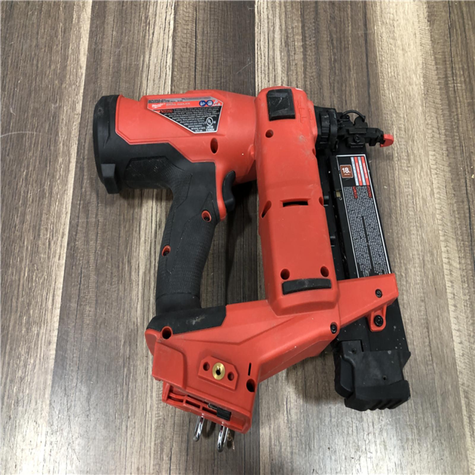 AS-IS Milwaukee FUEL 18-Volt Lithium-Ion Brushless Cordless Gen II 18-Gauge Brad Nailer (Tool-Only)