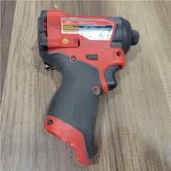 AS-IS Milwaukee M12 FUEL 12 V 1/4 in. Cordless Brushless Impact Driver (Tool KIT battery & charge)