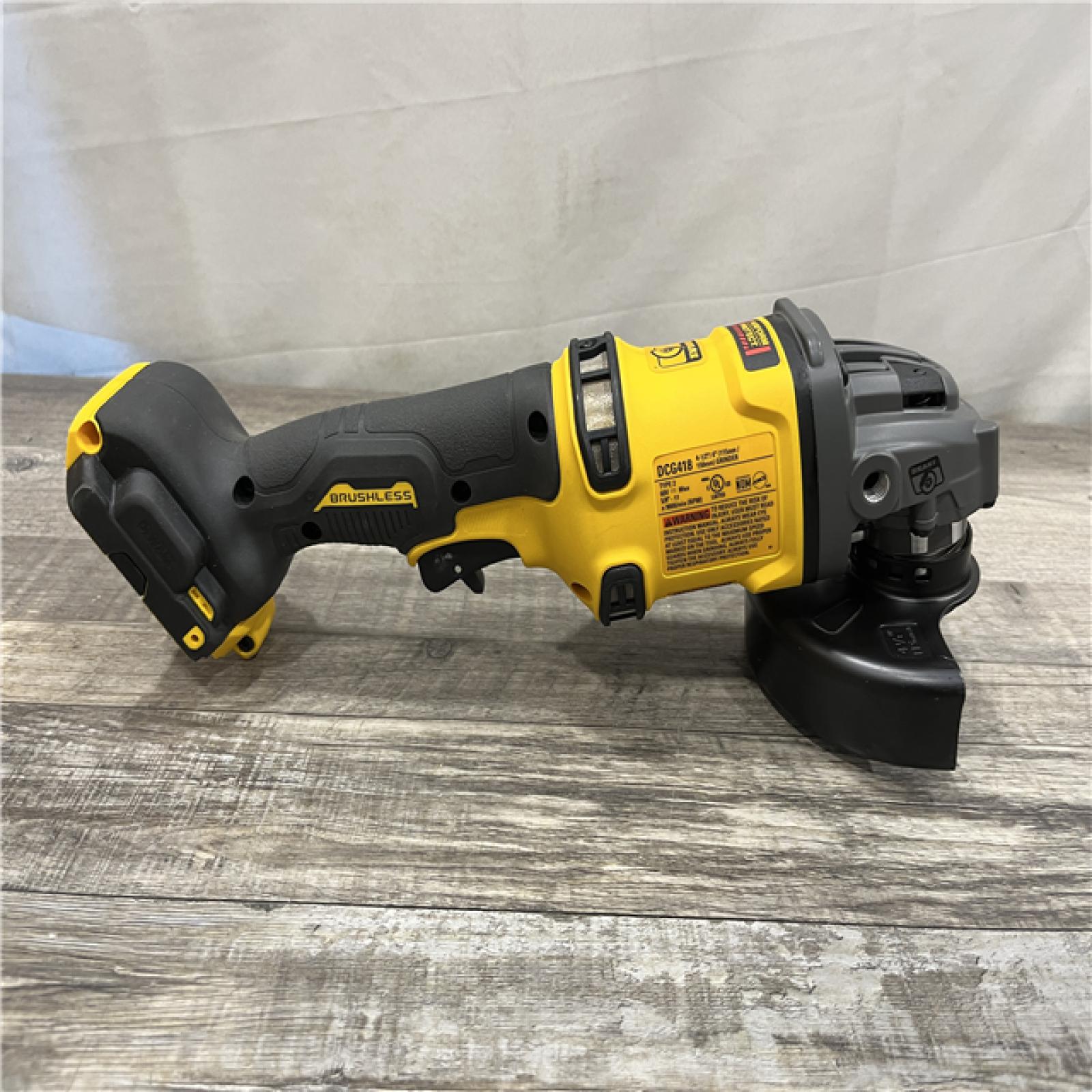 AS-IS DEWALT FLEXVOLT 60V MAX Cordless Brushless 4.5 in. to 6 in. Small Angle Grinder with Kickback Brake (Tool Only)