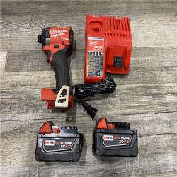 AS-IS Milwaukee FUEL 18V Lithium-Ion Brushless Cordless 1/4 in. Hex Impact Driver Kit